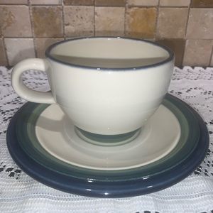 Pfaltzgraff Ocean Breeze Cup and Saucer Set